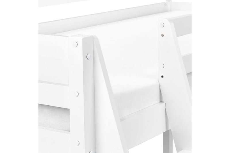 Låg våningssäng Ascoux - Vit - Möbler - Barnmöbler - Barnsäng & juniorsäng - Loftsäng barn