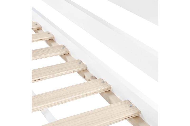 Låg våningssäng Ascoux - Vit - Möbler - Barnmöbler - Barnsäng & juniorsäng - Loftsäng barn