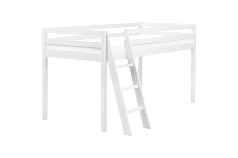 Låg våningssäng Ascoux - Vit - Möbler - Barnmöbler - Barnsäng & juniorsäng - Loftsäng barn