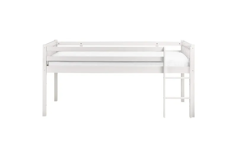 Låg våningssäng Peipin - Vit - Möbler - Barnmöbler - Barnsäng & juniorsäng - Loftsäng barn