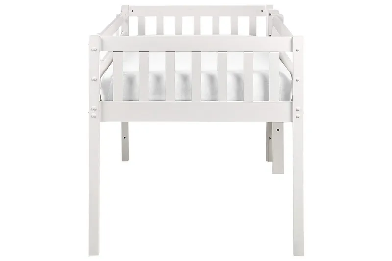 Låg våningssäng Peipin - Vit - Möbler - Barnmöbler - Barnsäng & juniorsäng - Loftsäng barn