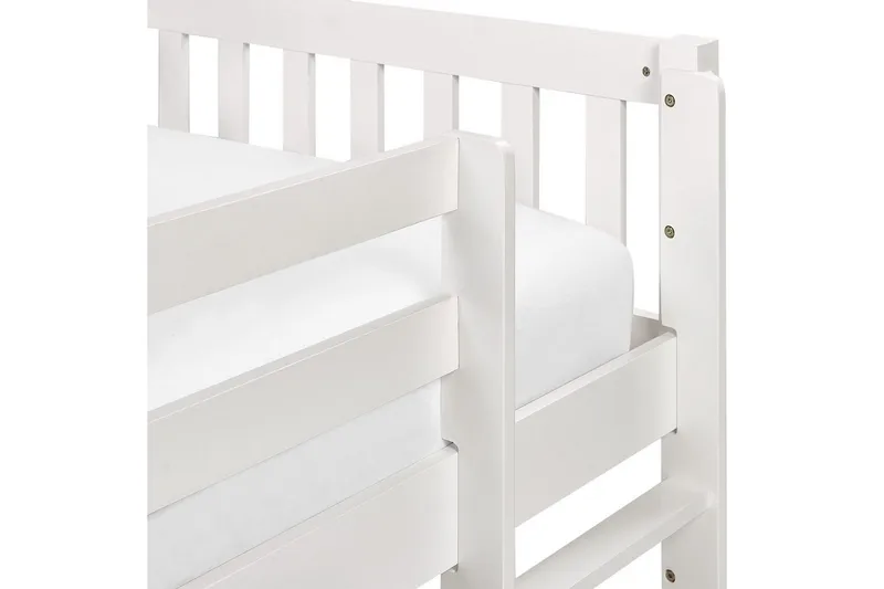 Låg våningssäng Peipin - Vit - Möbler - Barnmöbler - Barnsäng & juniorsäng - Loftsäng barn