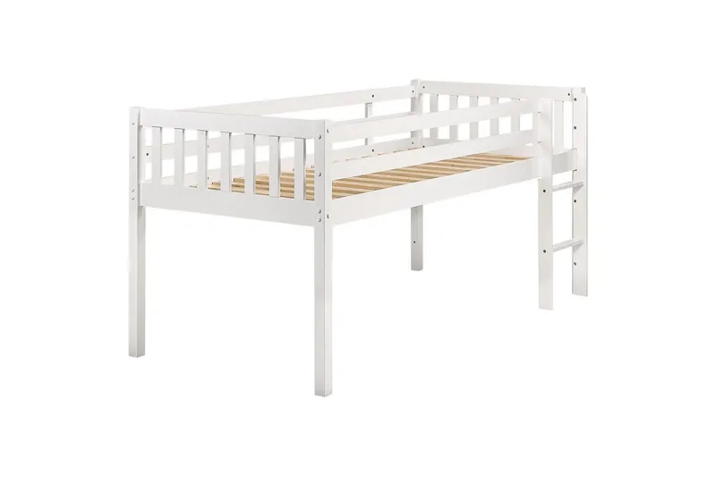 Låg våningssäng Peipin, Vit