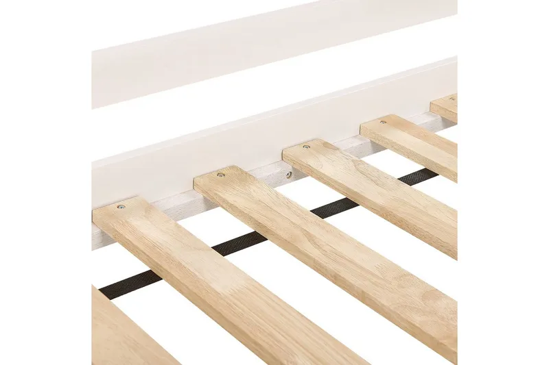 Låg våningssäng Peipin - Vit - Möbler - Barnmöbler - Barnsäng & juniorsäng - Loftsäng barn