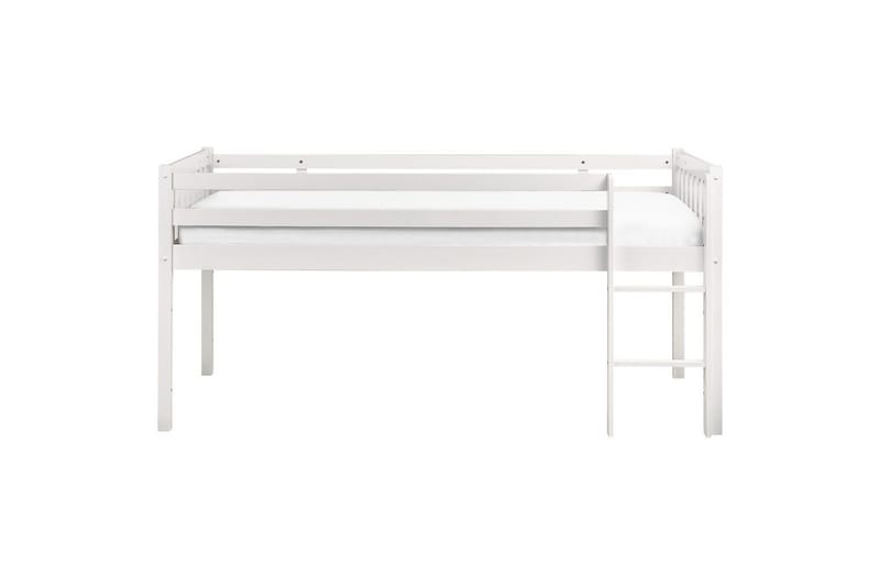 Låg våningssäng Peipin - Vit - Möbler - Barnmöbler - Barnsäng & juniorsäng - Loftsäng barn