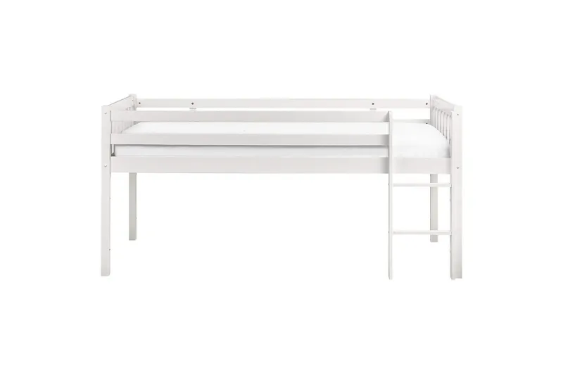 Låg våningssäng Peipin - Vit - Möbler - Barnmöbler - Barnsäng & juniorsäng - Loftsäng barn