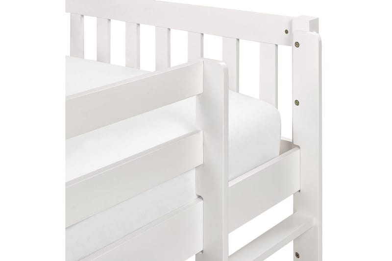 Låg våningssäng Peipin - Vit - Möbler - Barnmöbler - Barnsäng & juniorsäng - Loftsäng barn
