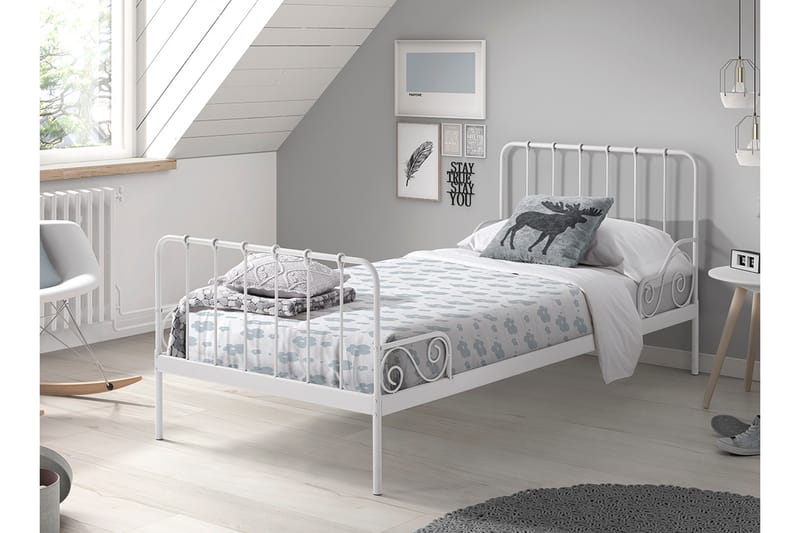 Lilliam Barnsäng 90x200 - Vit - Möbler - Barnmöbler - Barnsäng & juniorsäng