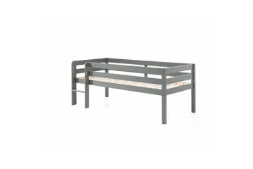 Mellanhög säng med stege och lådor Pino Grå, Set om 3, Utan hänghylla - Grå, Set om 3, Utan hänghylla - Möbler - Barnmöbler - Barnsäng & juniorsäng - Loftsäng barn