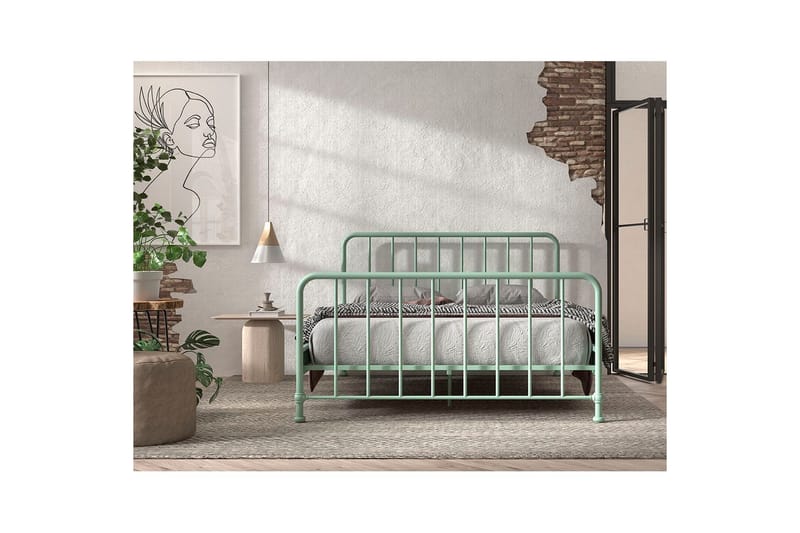 Säng Bronxx Olivgrön, 160 x 200 cm - Olivgrön, 160 x 200 cm - Möbler - Barnmöbler - Barnsäng & juniorsäng