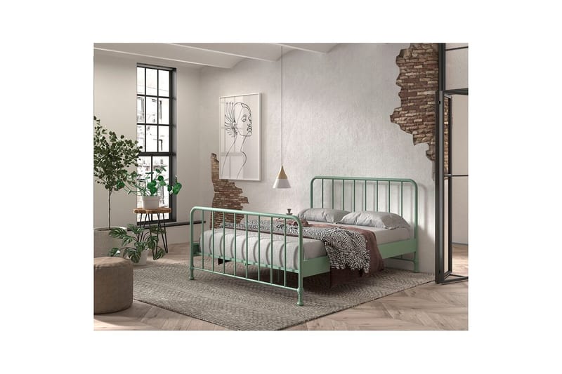 Säng Bronxx Olivgrön, 160 x 200 cm - Olivgrön, 160 x 200 cm - Möbler - Barnmöbler - Barnsäng & juniorsäng