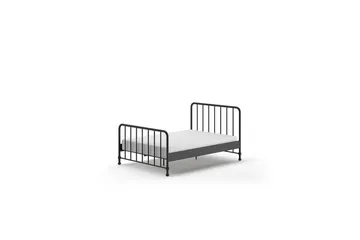 Säng Bronxx Svart, 140 x 200 cm - Svart, 140 x 200 cm - Möbler - Barnmöbler - Barnsäng & juniorsäng
