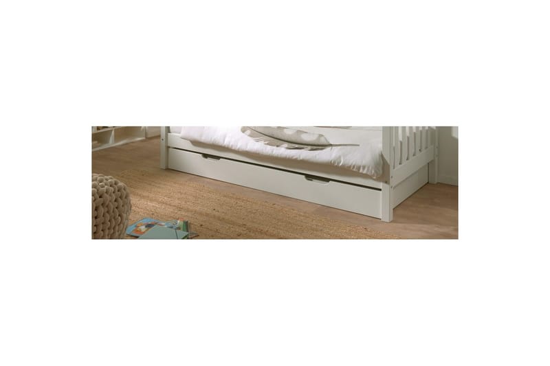 Säng Fritz med 1 Låda Vit - Vit - Möbler - Barnmöbler - Barnsäng & juniorsäng