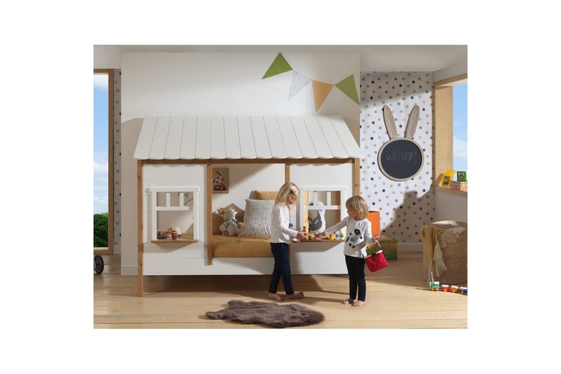 Säng Hussäng Brun - Brun - Möbler - Barnmöbler - Barnsäng & juniorsäng - Hussäng