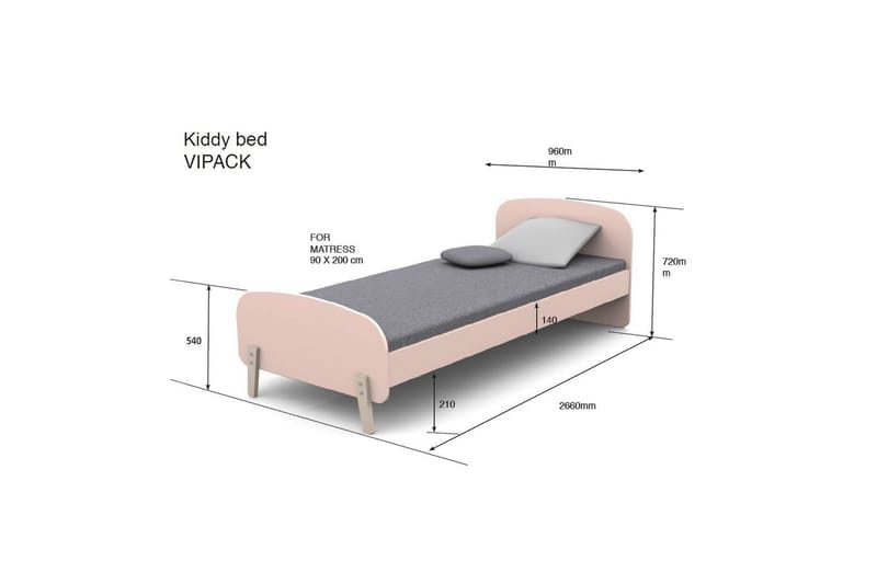 Säng med låda Kiddy - Möbler - Barnmöbler - Barnsäng & juniorsäng