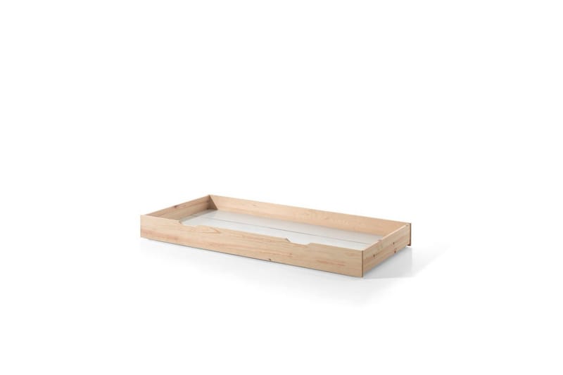 Säng med Låda Tipi Natur, Med staket - Natur, Med staket - Möbler - Barnmöbler - Barnsäng & juniorsäng - Hussäng