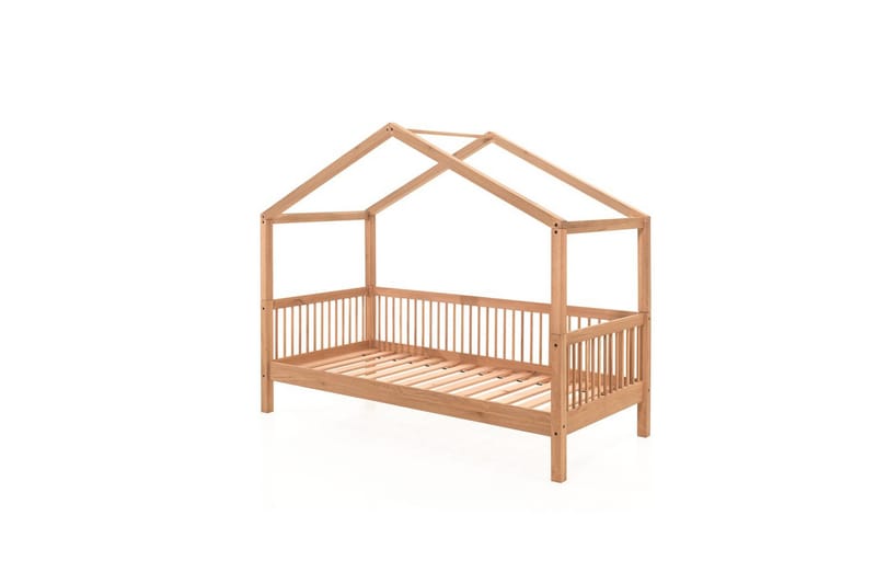 Säng med textil set Forrest Ek - Ek - Möbler - Barnmöbler - Barnsäng & juniorsäng - Hussäng