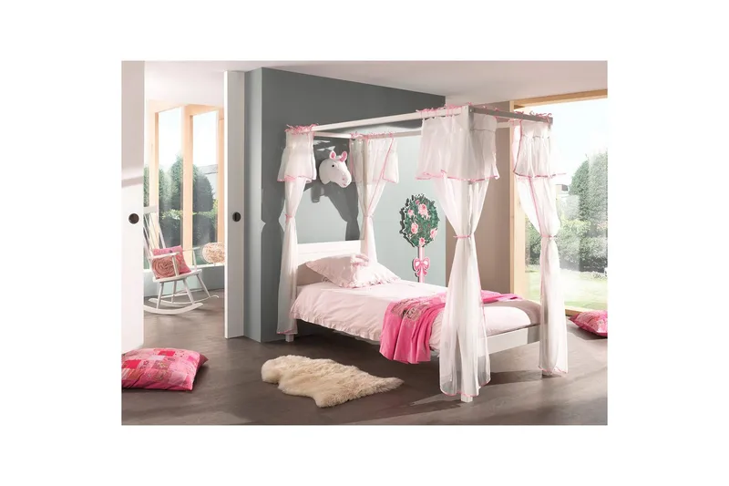 Säng med textil set Pino Amori - Möbler - Barnmöbler - Barnsäng & juniorsäng