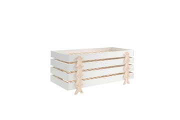 Säng Modulo med smilisfötter Vit, 4