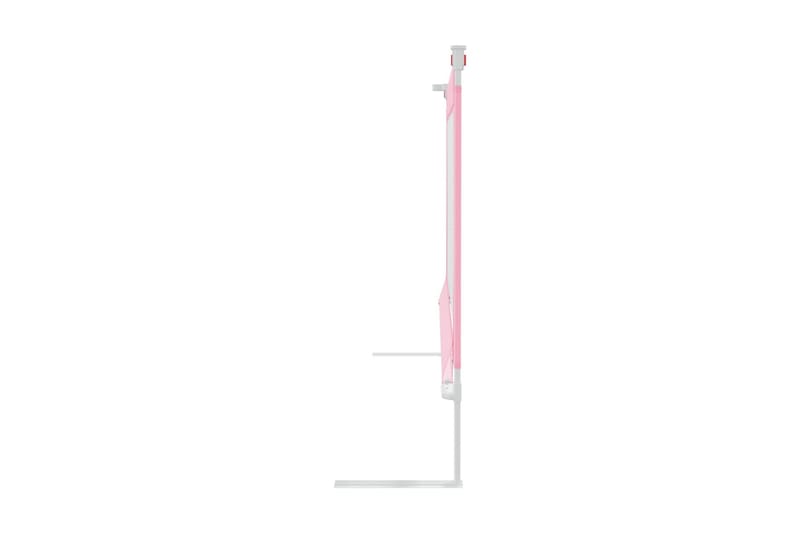 Sängskena för barn rosa 140x25 cm tyg - Rosa - Möbler - Barnmöbler - Barnsäng & juniorsäng
