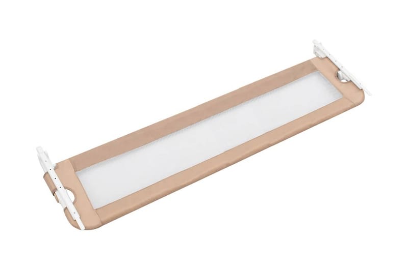 Sängskena för barn taupe 150x42 cm polyester - Brun - Möbler - Barnmöbler - Barnsäng & juniorsäng