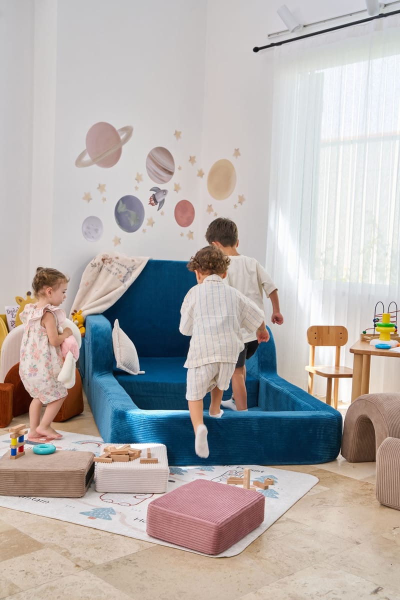 Selnor Barnsäng 90x90x210 cm - Indigo - Möbler - Barnmöbler - Barnsäng & juniorsäng