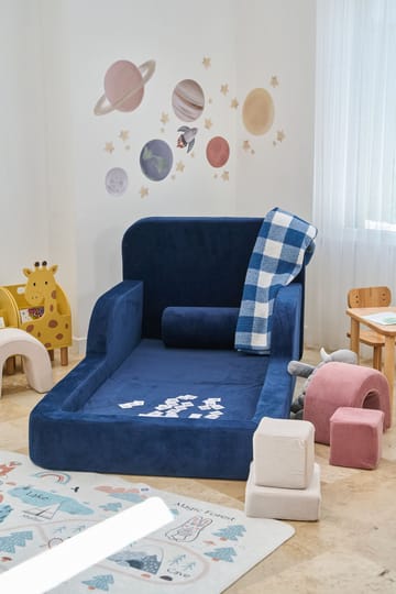 Selnor Barnsäng 90x90x210 cm - Marinblå - Möbler - Barnmöbler - Barnsäng & juniorsäng