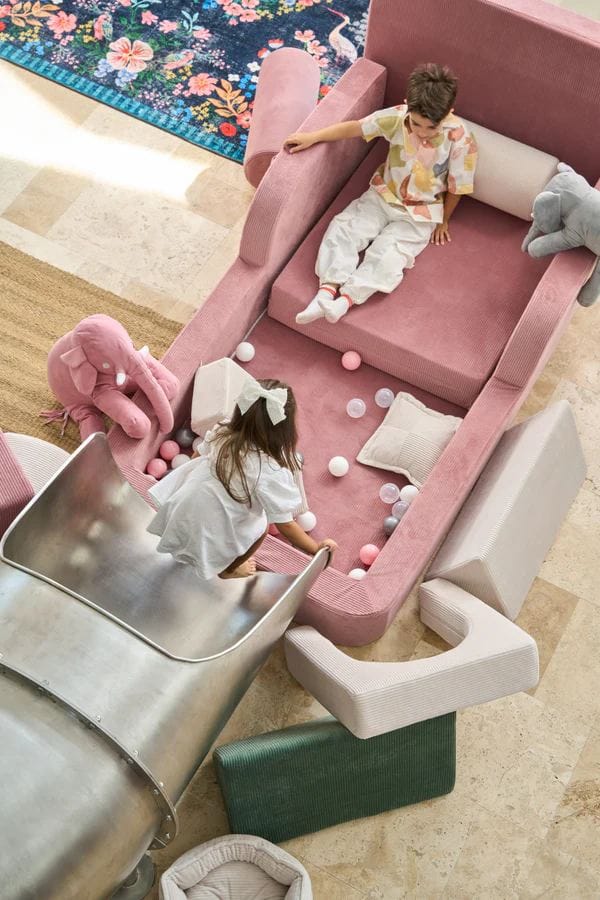Selnor Barnsäng 90x90x210 cm - Rosa - Möbler - Barnmöbler - Barnsäng & juniorsäng