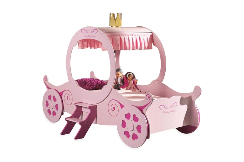 Toycaz Bilsäng - Rosa - Möbler - Barnmöbler - Barnsäng & juniorsäng