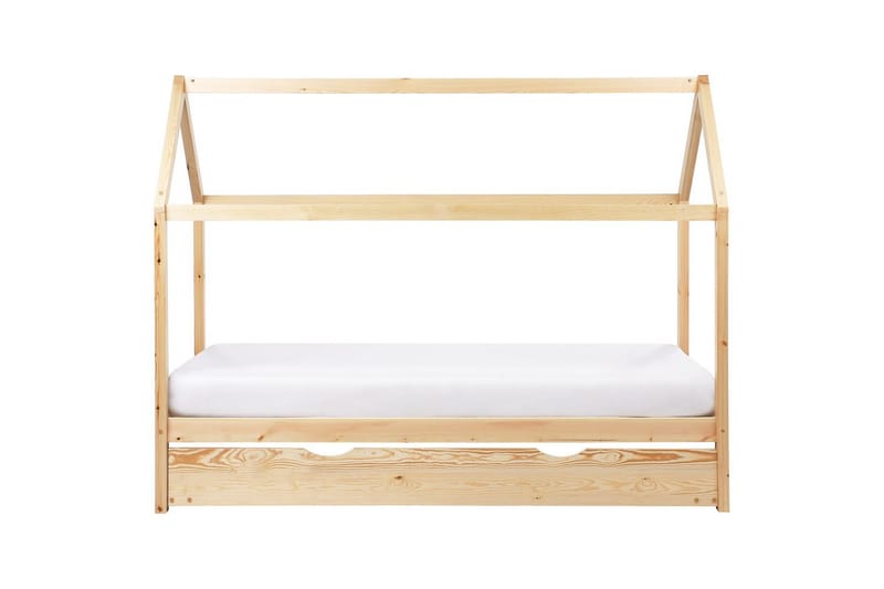 Utdragbar barnsäng Crillon - Ljus trä - Möbler - Barnmöbler - Barnsäng & juniorsäng - Hussäng