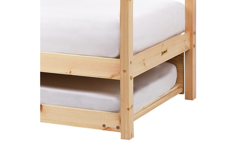 Utdragbar barnsäng Crillon - Ljus trä - Möbler - Barnmöbler - Barnsäng & juniorsäng - Hussäng