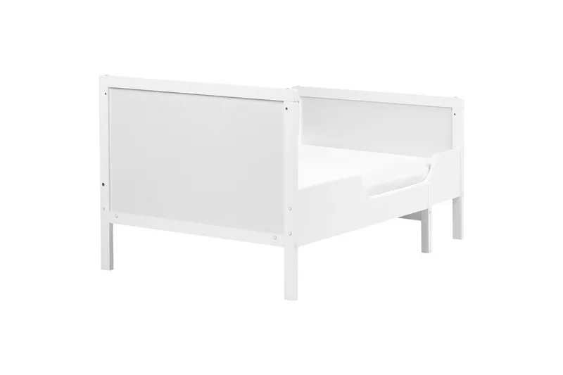 Utdragbar småbarnssäng Montigny - Vit - Möbler - Barnmöbler - Barnsäng & juniorsäng - Växasäng