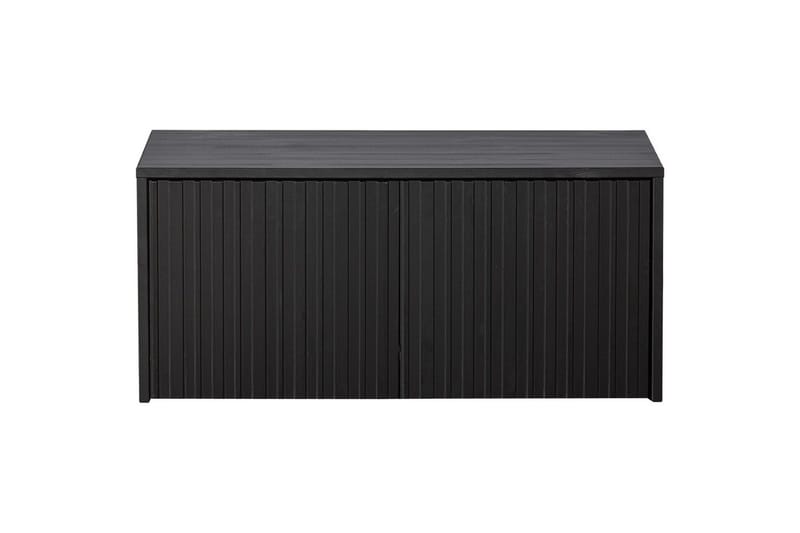 Våningsbänk Ny Gravure - Svart, Tall - Möbler - Stolar & fåtöljer - Sittbänk - Hallbänk