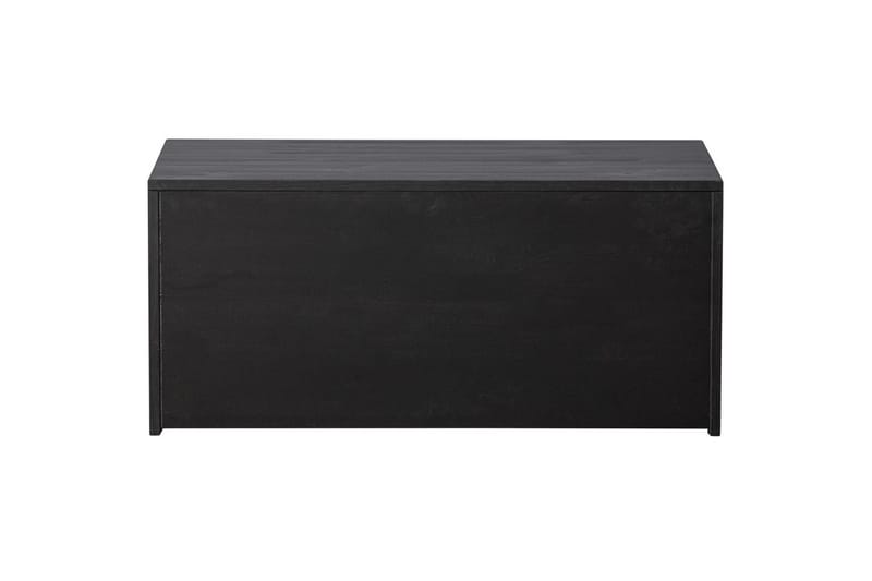 Våningsbänk Ny Gravure - Svart, Tall - Möbler - Stolar & fåtöljer - Sittbänk - Hallbänk