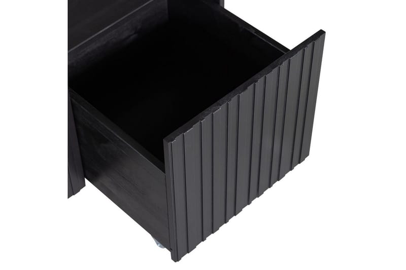 Våningsbänk Ny Gravure - Svart, Tall - Möbler - Stolar & fåtöljer - Sittbänk - Hallbänk