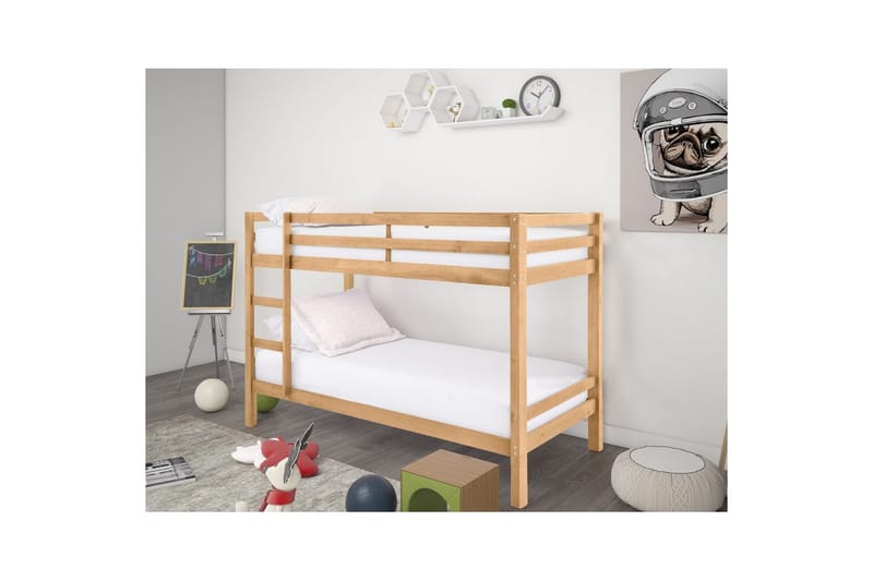 Våningssäng Alpi 208x103x143 cm, St./Vax - 208x103x143 cm, St./Vax - Möbler - Barnmöbler - Barnsäng & juniorsäng - Loftsäng barn