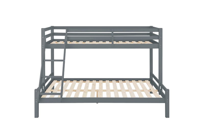 Våningssäng Alpi 280x142x143 cm, Grå - 280x142x143 cm, Grå - Möbler - Barnmöbler - Barnsäng & juniorsäng - Våningssäng barn
