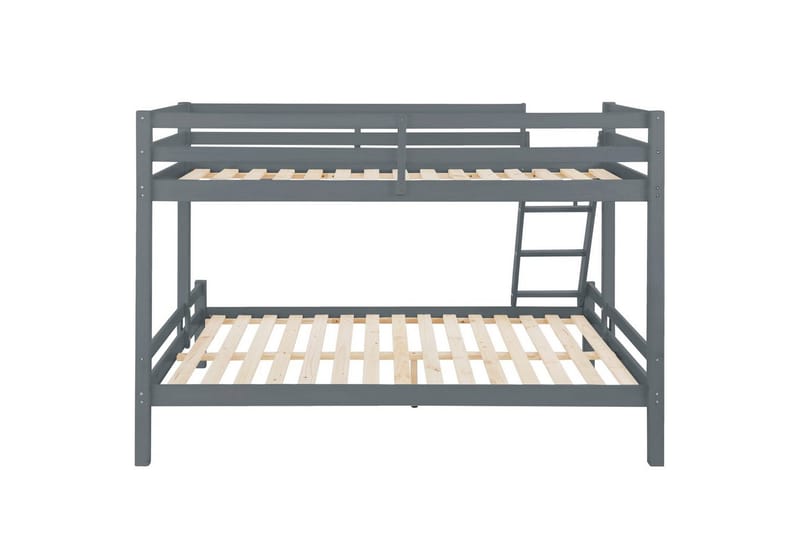 Våningssäng Alpi 280x142x143 cm, Grå - 280x142x143 cm, Grå - Möbler - Barnmöbler - Barnsäng & juniorsäng - Våningssäng barn