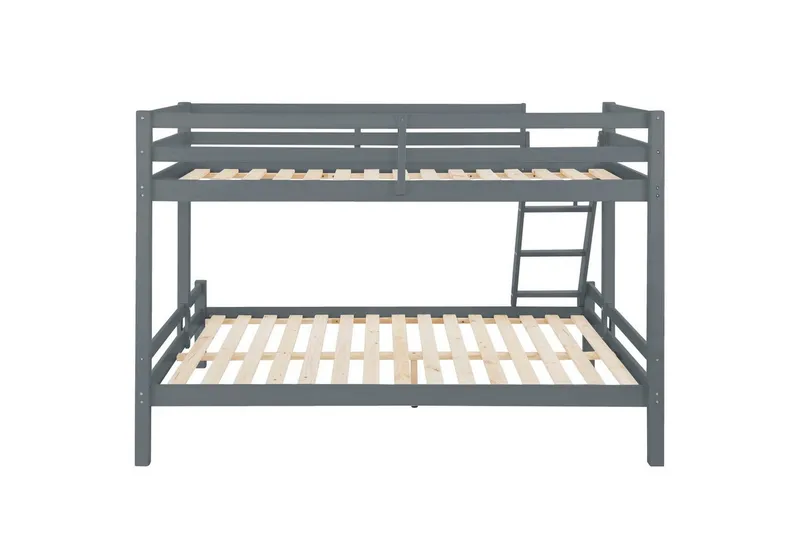 Våningssäng Alpi 280x142x143 cm, Grå - 280x142x143 cm, Grå - Möbler - Barnmöbler - Barnsäng & juniorsäng - Våningssäng barn