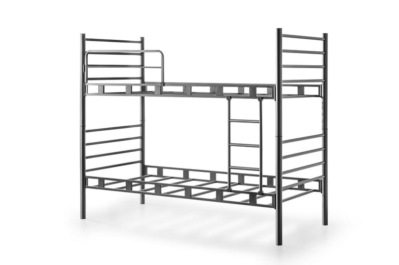Maniram Våningssäng Två Liggplatser 90 cm - Svart - Möbler - Barnmöbler - Barnsäng & juniorsäng - Våningssäng barn