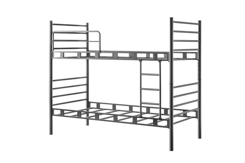 Maniram Våningssäng Två Liggplatser 90 cm - Svart - Möbler - Barnmöbler - Barnsäng & juniorsäng - Våningssäng barn