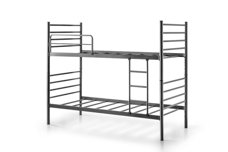 Maniram Våningssäng Två Liggplatser 90 cm - Svart - Möbler - Barnmöbler - Barnsäng & juniorsäng - Våningssäng barn
