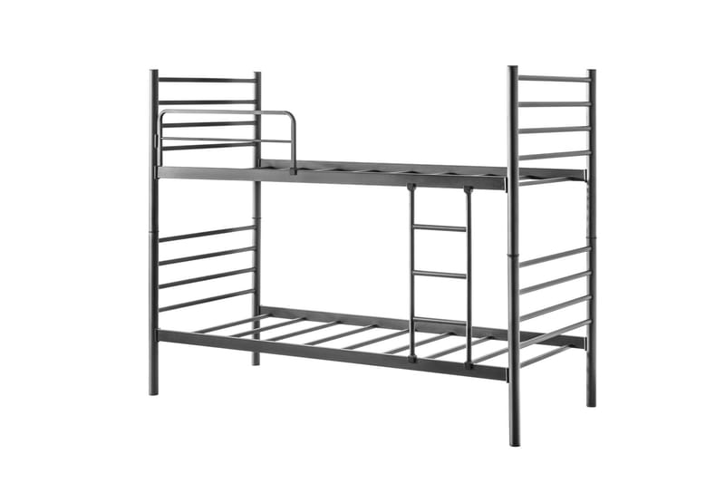 Maniram Våningssäng Två Liggplatser 90 cm - Svart - Möbler - Barnmöbler - Barnsäng & juniorsäng - Våningssäng barn