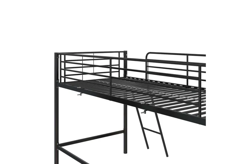 Våningssäng Jodie Svart - Svart - Möbler - Barnmöbler - Barnsäng & juniorsäng - Loftsäng barn