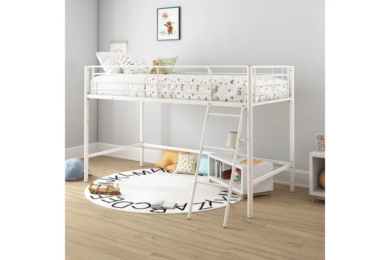 Våningssäng Jodie Vit - Vit - Möbler - Barnmöbler - Barnsäng & juniorsäng - Loftsäng barn