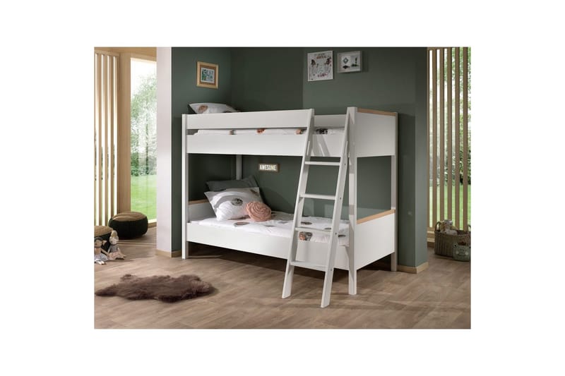 Våningssäng London Vit - Vit - Möbler - Barnmöbler - Barnsäng & juniorsäng - Våningssäng barn