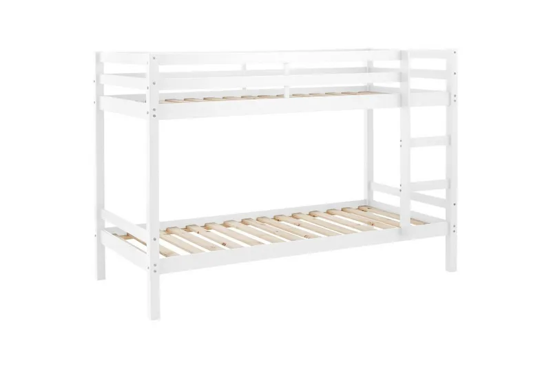 Våningssäng med två liggplatser Loft24 Våningssäng Alpi 208x103x143 cm, Vit Vit - Möbler - Barnmöbler - Barnsäng & juniorsäng - Våningssäng barn