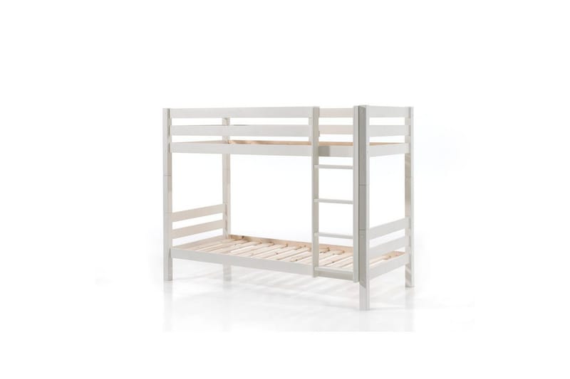 Våningssäng med undersäng Pino Vit, 160 cm, Vit, 160 cm