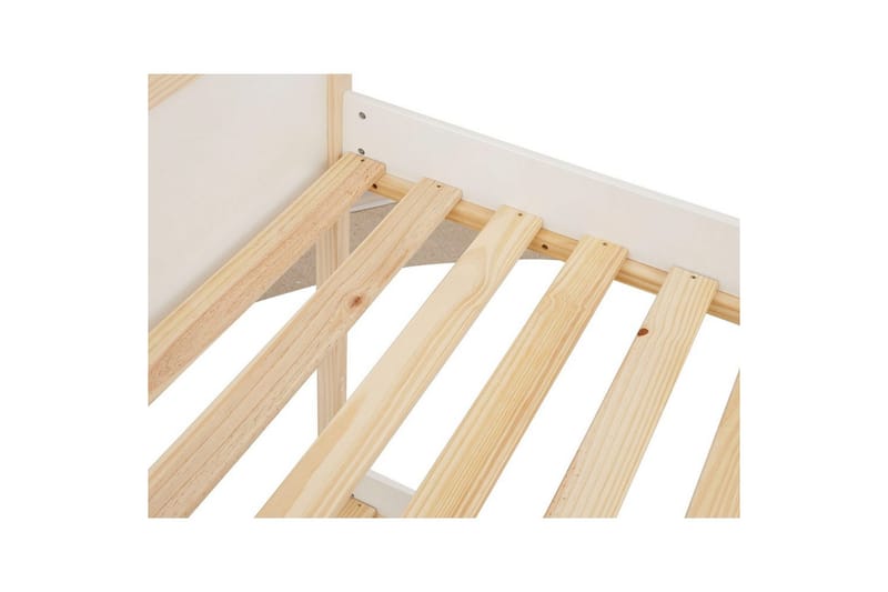 Våningssäng Square Line Vit, 150x205x96 cm - Vit, 150x205x96 cm - Möbler - Barnmöbler - Barnsäng & juniorsäng - Våningssäng barn