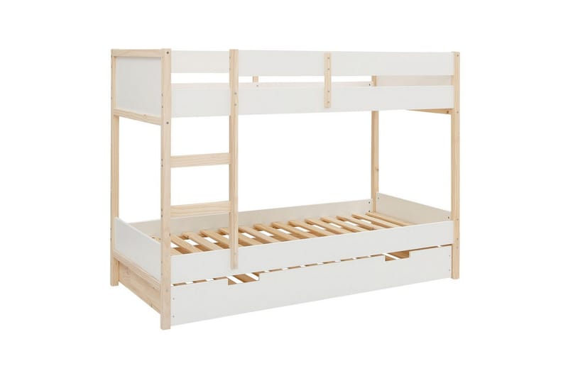 Våningssäng Square Line Vit, 150x205x96 cm - Vit, 150x205x96 cm - Möbler - Barnmöbler - Barnsäng & juniorsäng - Våningssäng barn
